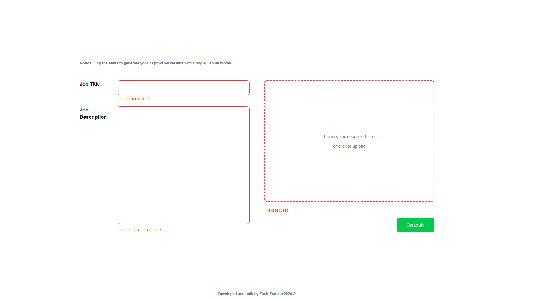 Resume Analyzer image 1 preview